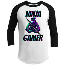 Load image into Gallery viewer, Ninja Gamer T200 3/4 Raglan Sleeve Shirt
