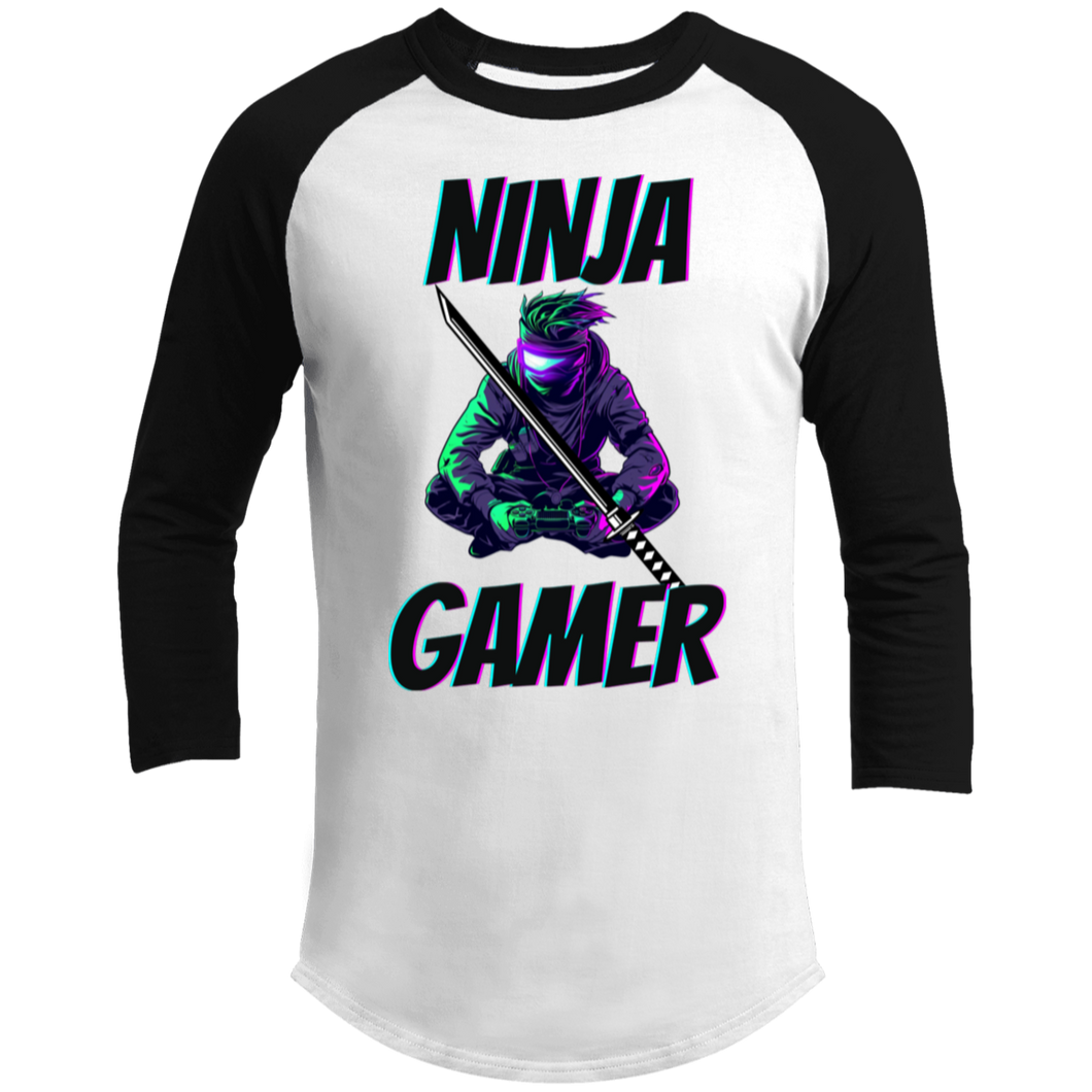 Ninja Gamer T200 3/4 Raglan Sleeve Shirt