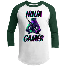 Load image into Gallery viewer, Ninja Gamer T200 3/4 Raglan Sleeve Shirt
