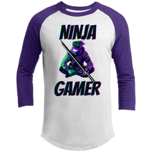 Load image into Gallery viewer, Ninja Gamer T200 3/4 Raglan Sleeve Shirt
