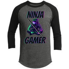 Load image into Gallery viewer, Ninja Gamer T200 3/4 Raglan Sleeve Shirt
