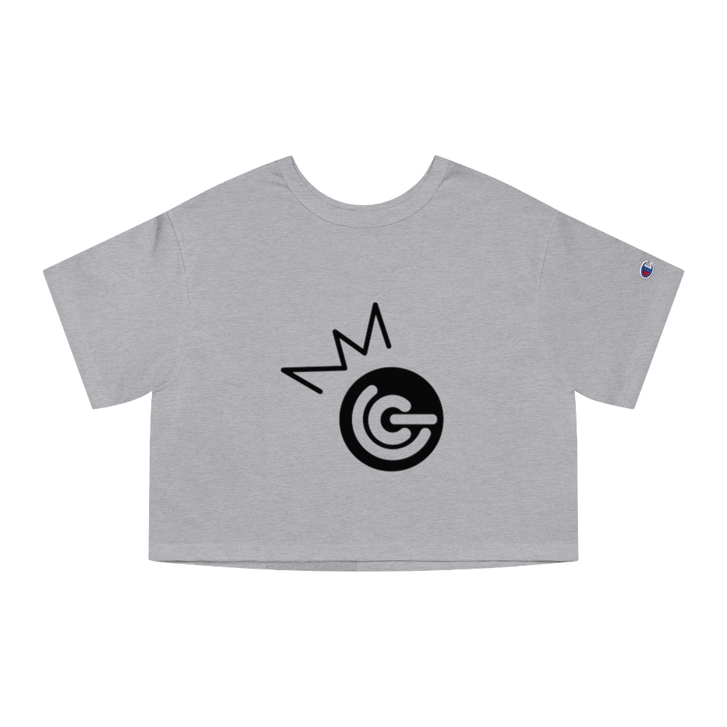国内配送 CHAMPION Life Women's LOGO CROPPED TEE グレー Champion Women's Heritage Cropped T-Shirt – Abc
